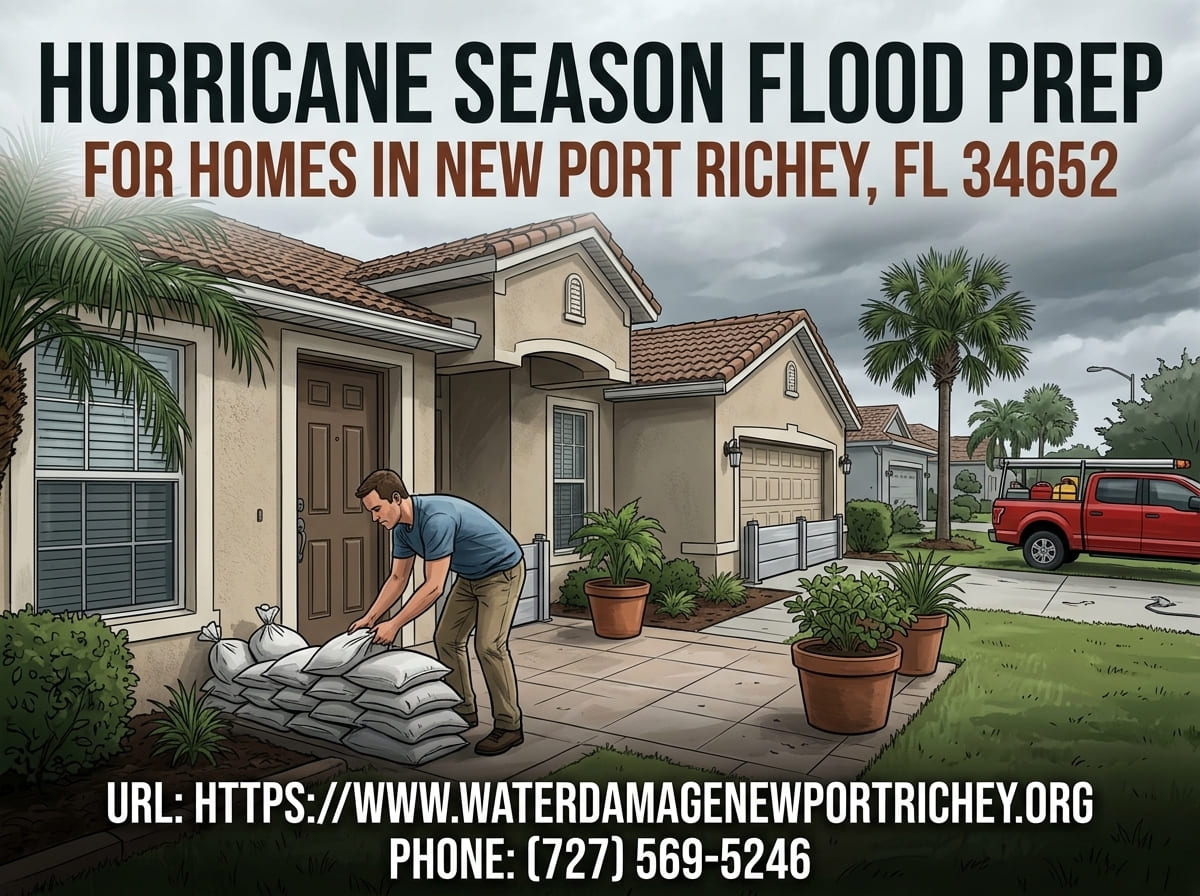 Hurricane season flood prep New Port Richey FL 34652